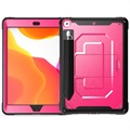 Rugged Serie iPad 10.2 2019/2020/2021 Hybrid Hülle mit Stand - Hot Pink