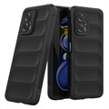Rugged Serie Xiaomi Redmi Note 11T Pro/11T Pro+ TPU Hülle - Schwarz