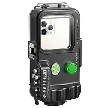 Sea Frogs SF-PH-01-PRO Universelle wasserdichte Handytasche - 40m, IPX8 - Schwarz