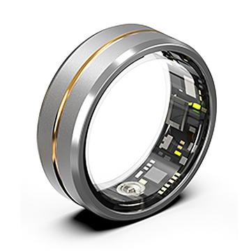 SR2 Eleganter Smartring mit Ladebox - 20.7mm - Gold / Silber