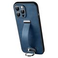 Sulada Fashion iPhone 14 Pro Max Hybrid Hülle mit Handschlaufe - Blau