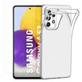 Saii 2-in-1 Samsung Galaxy A53 5G TPU Hülle & Panzerglas
