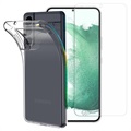 Saii 2-in-1 Samsung Galaxy S22 5G TPU Fall & Gehärtetes Glas Displayschutzfolie