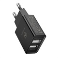 Saii Amorus 2 x USB Schnellladegerät - 12W - Schwarz