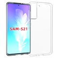 Saii Premium Anti-Rutsch Samsung Galaxy S21 5G TPU Hülle - Durchsichtig