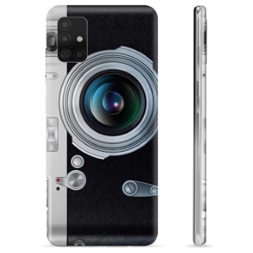 Samsung Galaxy A51 TPU Hülle - Retro-Kamera