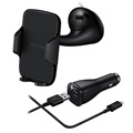 Samsung Kfz-Halterung EE-V200 & Kfz-Schnellladegerät EP-LN915 (mit USB-C Kabel)