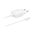 Samsung Schnelles Reise-Ladegerät & USB-C-Kabel EP-T1510EWE - 15W - lose - Weiß