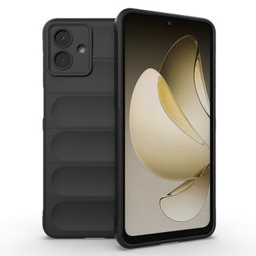 Samsung Galaxy A07 4G Rugged TPU Hülle - Schwarz