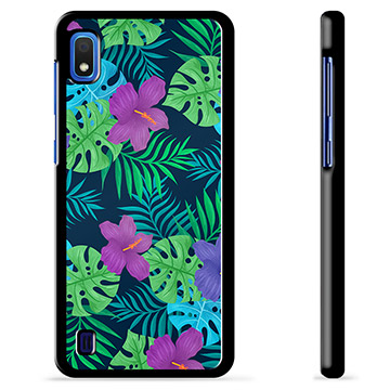 Samsung Galaxy A10 Schutzhülle - Tropische Blumen