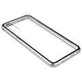 Samsung Galaxy A13 5G Magnetisches Cover mit Panzerglas - Silber