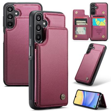 Samsung Galaxy A15 Caseme C22 Hülle RFID Kartenetui - Rot