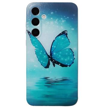 Samsung Galaxy A16 Stylish Ultra-Slim TPU Hülle - Blau Schmetterling