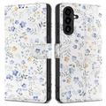 Samsung Galaxy A17 Tech-Protect Wallet Hülle M. Magnet & Stand - Frühlingsblumen