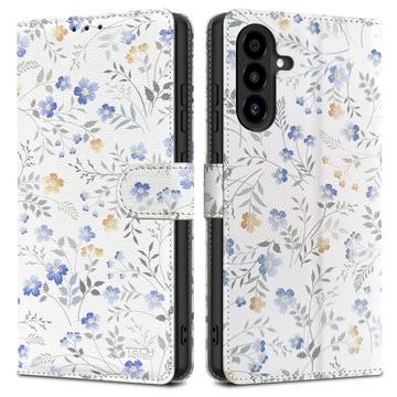 Samsung Galaxy A26 Tech-Protect Wallet Hülle M. Magnet & Stand - Frühlingsblumen