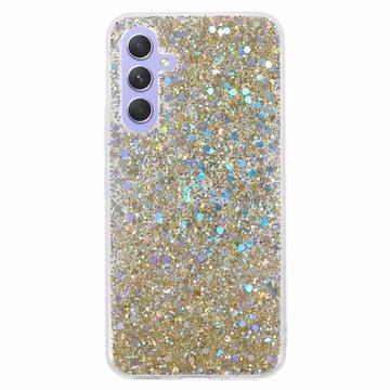 Samsung Galaxy A35 Glitter Flakes TPU Hülle