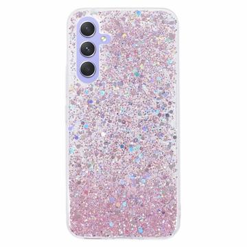 Samsung Galaxy A35 Glitter Flakes TPU Hülle