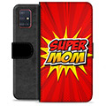 Samsung Galaxy A51 Premium Schutzhülle mit Geldbörse - Super Mom