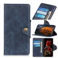 Samsung Galaxy A51/A51 5G Vintage Serie Wallet Hülle - Blau