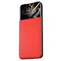 Samsung Galaxy A52 5G, Galaxy A52s Front Smart View Flip Hülle - Rot