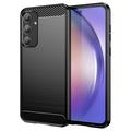 Samsung Galaxy A55 Gebürstete TPU Hülle - Karbonfaser