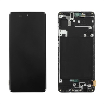 Samsung Galaxy A71 Oberschale & LCD Display GH82-22152A - Schwarz