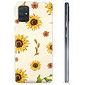 Samsung Galaxy A71 TPU Hülle - Sonnenblume