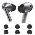 Samsung Galaxy Buds3 Pro Ahastyle DD09 Silikon Ohrtips - Schwarz