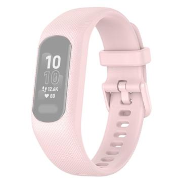 Garmin Vivosmart 5 Ersatz-Silikonarmband mit integriertem Rahmen - Rosa