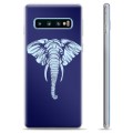 Samsung Galaxy S10+ TPU Hülle - Elefant