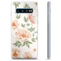 Samsung Galaxy S10+ TPU Hülle - Blumen