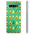 Samsung Galaxy S10+ TPU Hülle - Avocado Muster