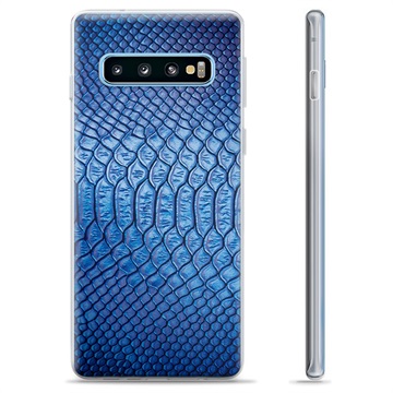 Samsung Galaxy S10+ TPU Hülle - Leder