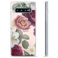 Samsung Galaxy S10+ TPU Hülle - Romantische Blumen