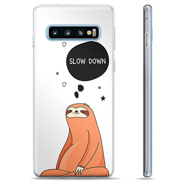 Samsung Galaxy S10+ TPU Hülle - Slow Down