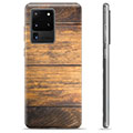 Samsung Galaxy S20 Ultra TPU Hülle - Holz