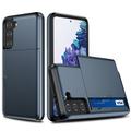 Samsung Galaxy S21 FE 5G Hybrid-Hülle mit Verschiebbarem Kartensteckplatz