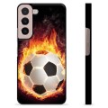 Samsung Galaxy S22 5G Schutzhülle - Fußball Flamme