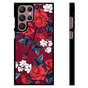Samsung Galaxy S22 Ultra 5G Schutzhülle - Vintage Blumen