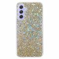 Samsung Galaxy S23 FE Glitter Flakes TPU Hülle - Gold