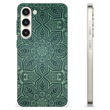 Samsung Galaxy S23+ 5G TPU Hülle - Grünes Mandala