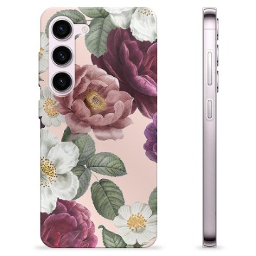 Samsung Galaxy S23 5G TPU Hülle - Romantische Blumen