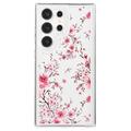 Samsung Galaxy S23 Ultra Fashion TPU Hülle - rosa Blumen