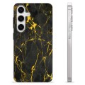 Samsung Galaxy S24 TPU Hülle - Goldener Granit