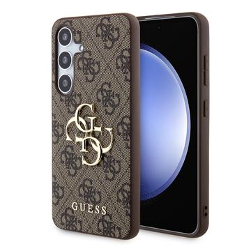 Samsung Galaxy S24+ Guess 4G Big Metal Logo Hybrid Hülle