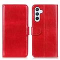 Samsung Galaxy S24+ Wallet Schutzhülle mit Magnetverschluss - Rot