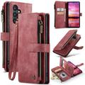 Samsung Galaxy S25 Caseme C30 Multifunktions Wallet Hülle - Rot