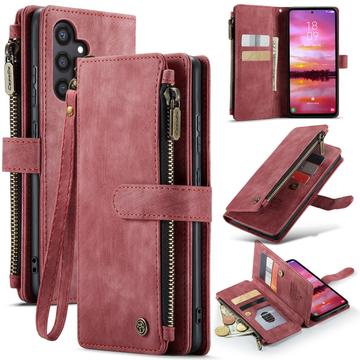 Samsung Galaxy S25 Caseme C30 Multifunktions Wallet Hülle - Rot