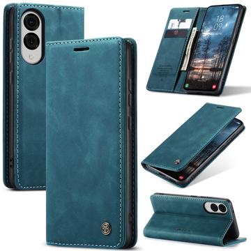 Samsung Galaxy S25 Edge Caseme 013 Serie Schutzhülle mit Geldbörse - Blau