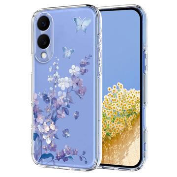 Samsung Galaxy S25 Edge TPU-Hülle mit Blumenmuster